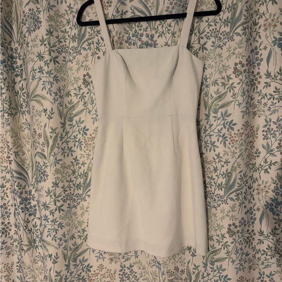 French Connection Dresses & Skirts - French Connection White Mini Dress with Square Neck